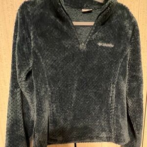 Columbia Forest Green Fleece Jacket